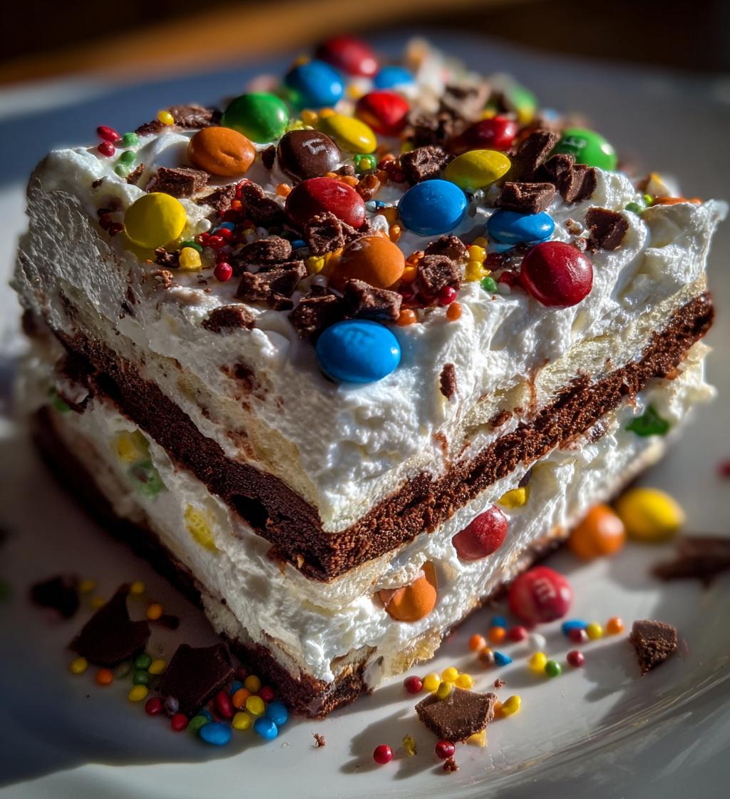 easy mm ice cream sandwich cake recipe