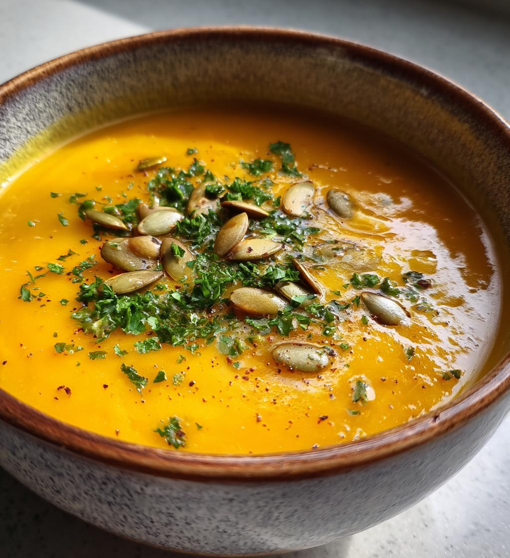 easy pumpkin soup - detail 1