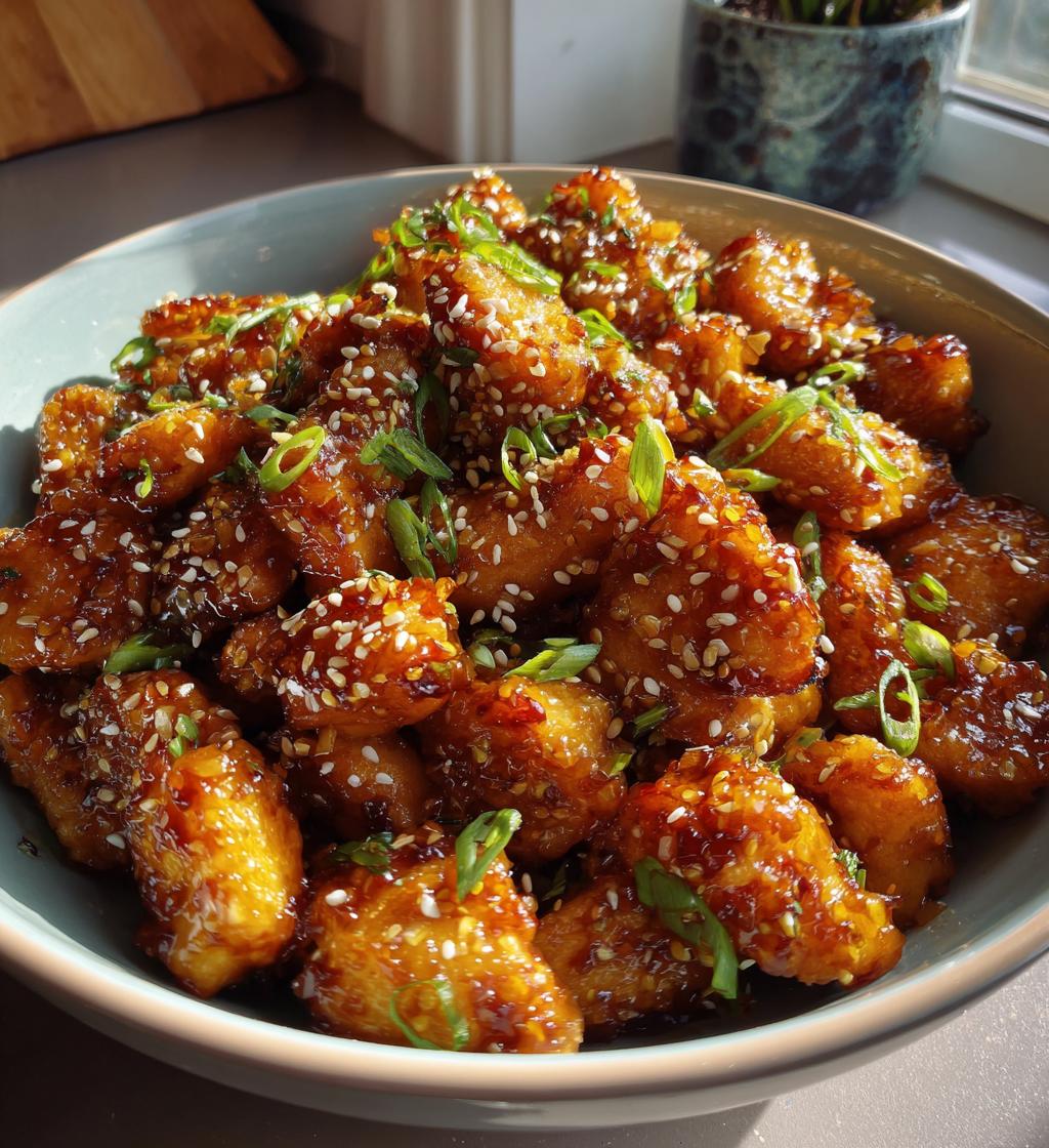 easy sesame chicken recipe - detail 1