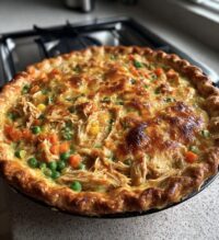easy slow cooker chicken pot pie