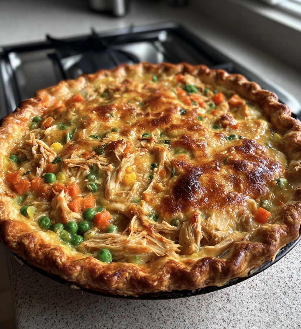 easy slow cooker chicken pot pie