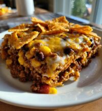 easy taco casserole with fritos