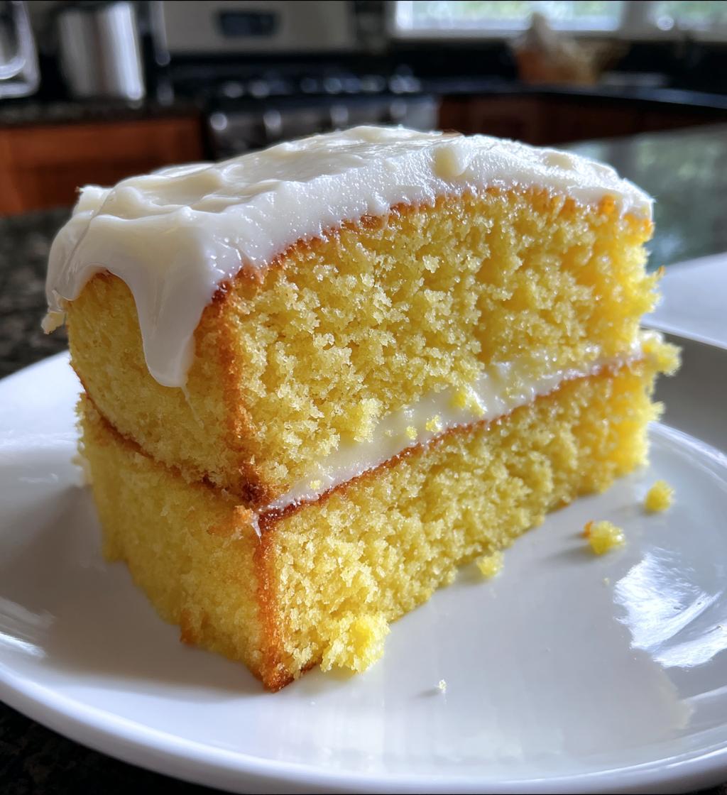 easy vanilla cake - detail 1