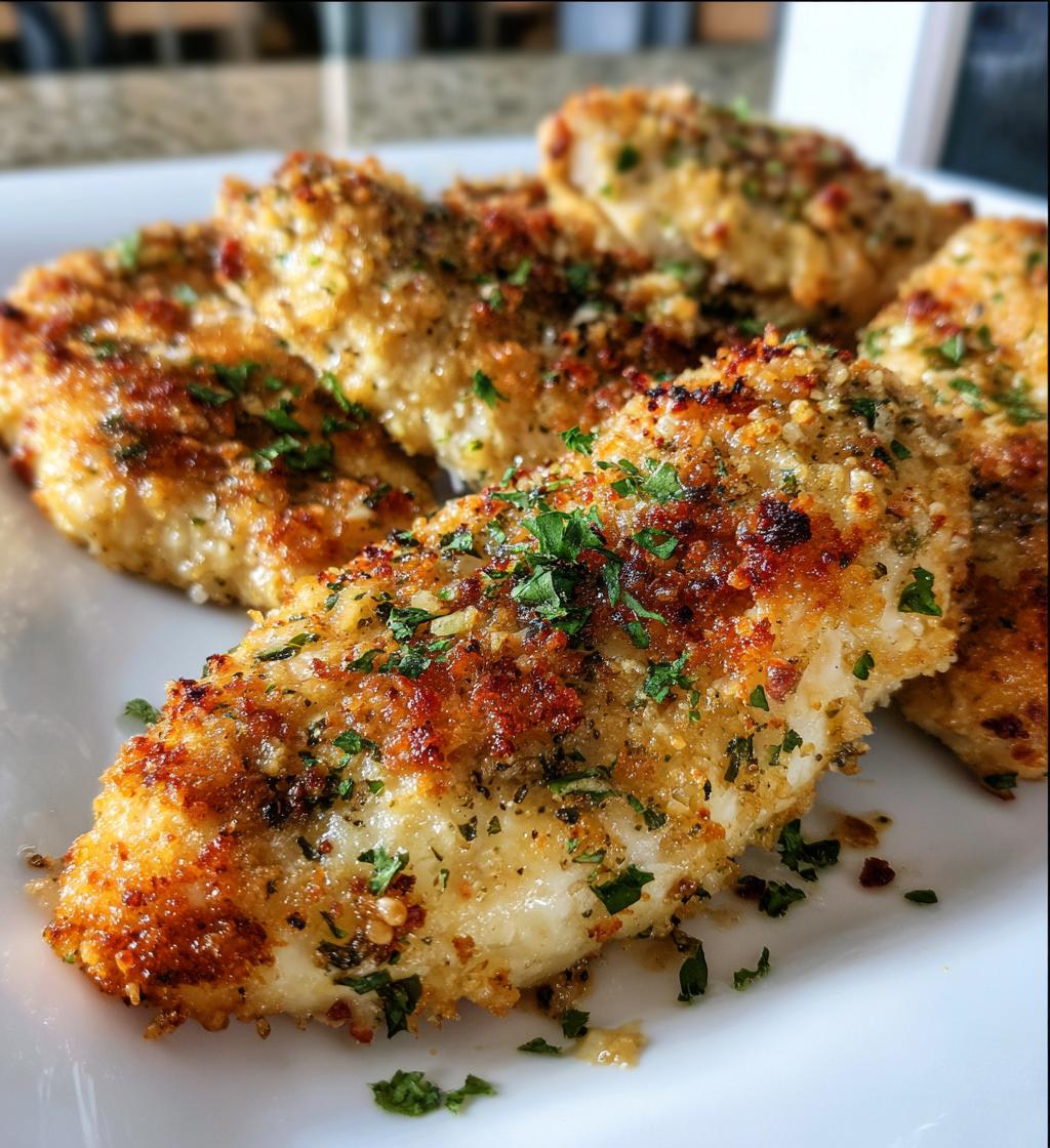 garlic parmesan chicken bake - detail 1