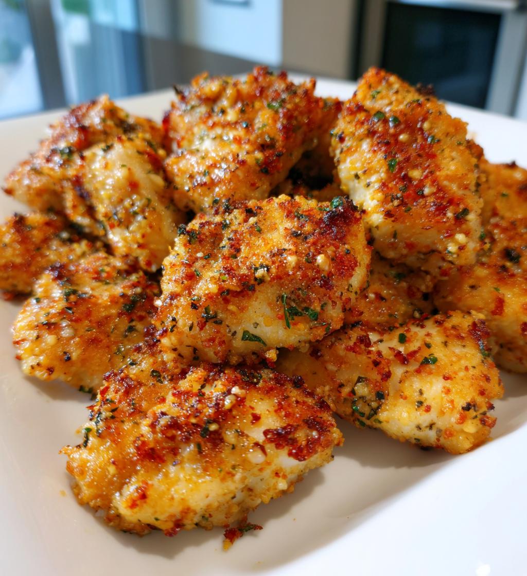 garlic parmesan chicken bites recipe - detail 1