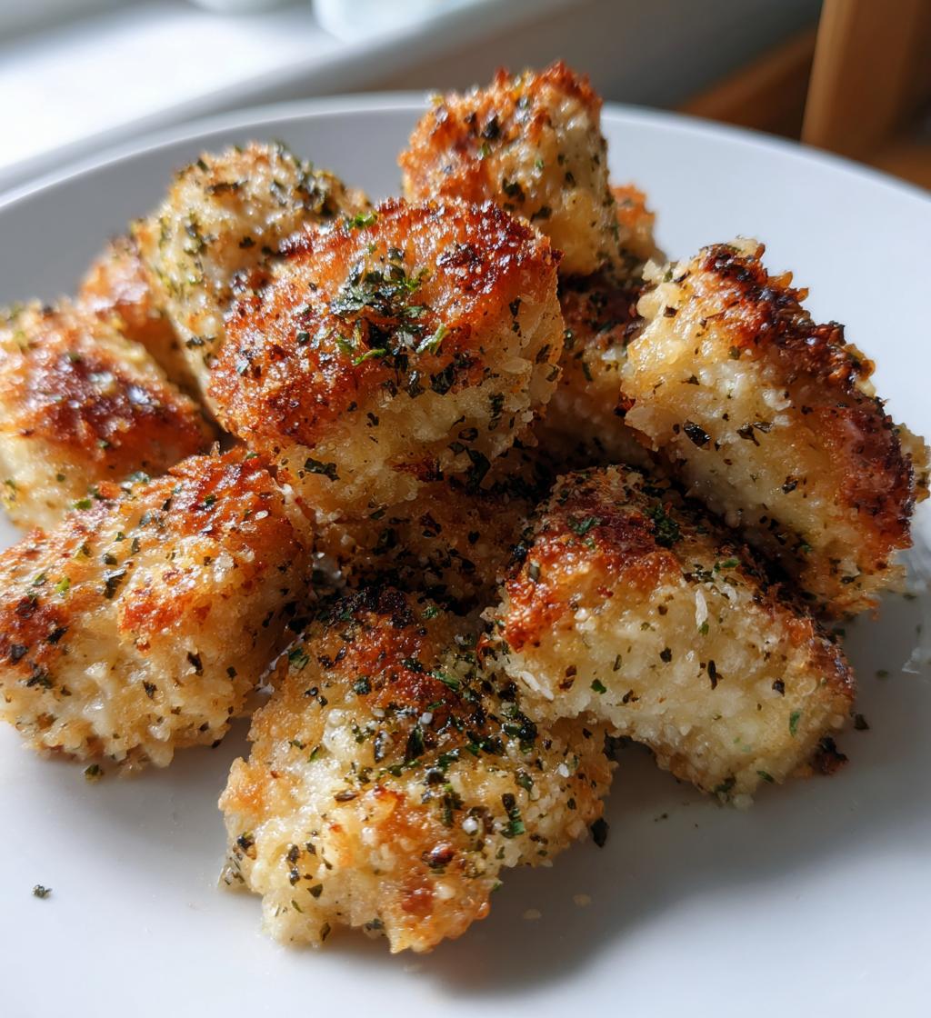 garlic parmesan chicken bites recipe