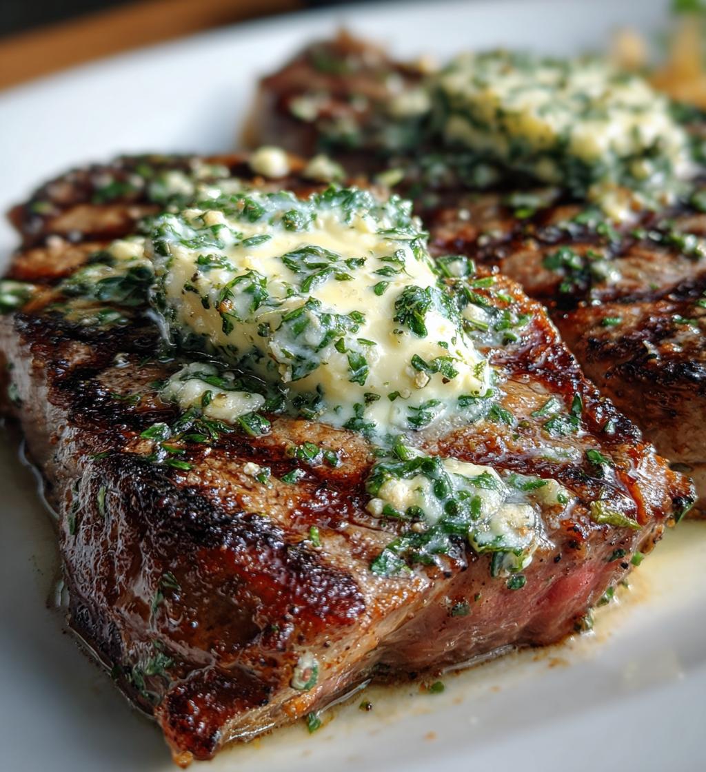 garlic parmesan herb butter for steaks recipe