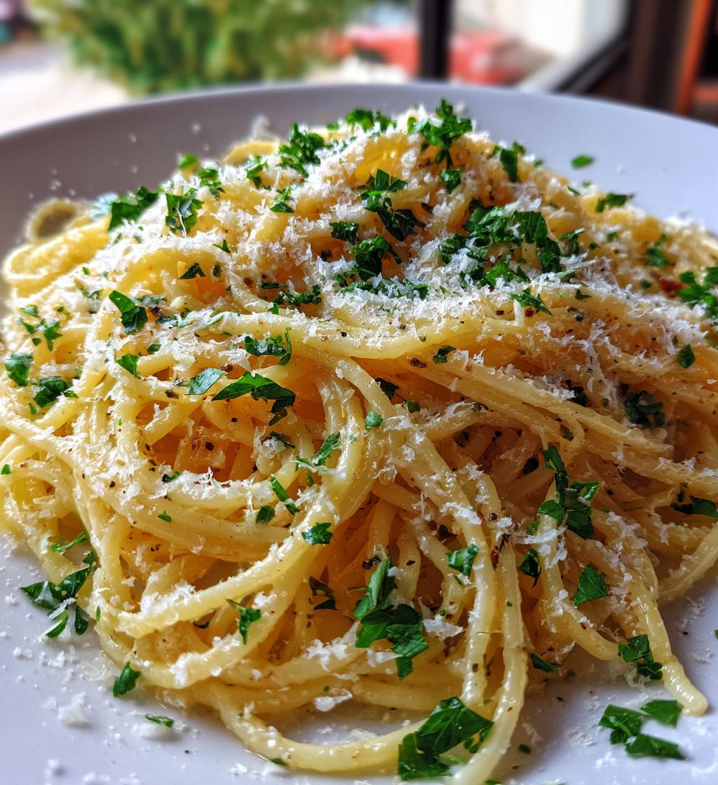 garlic parmesan pasta