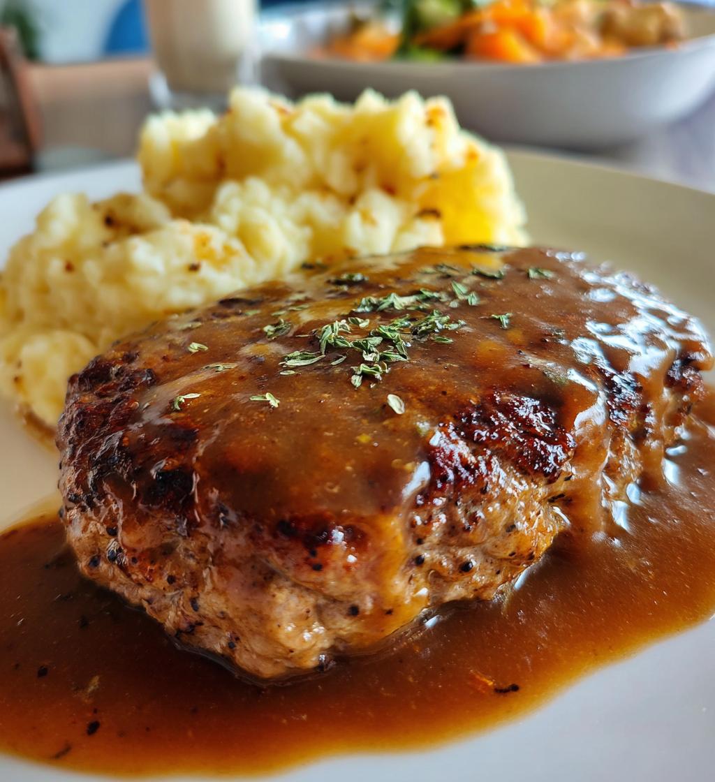hamburger steak and gravy