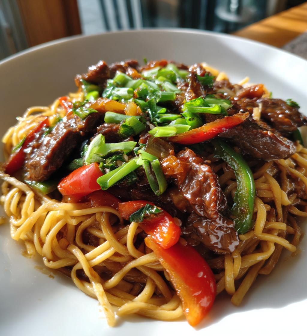 hoisin beef noodles recipe