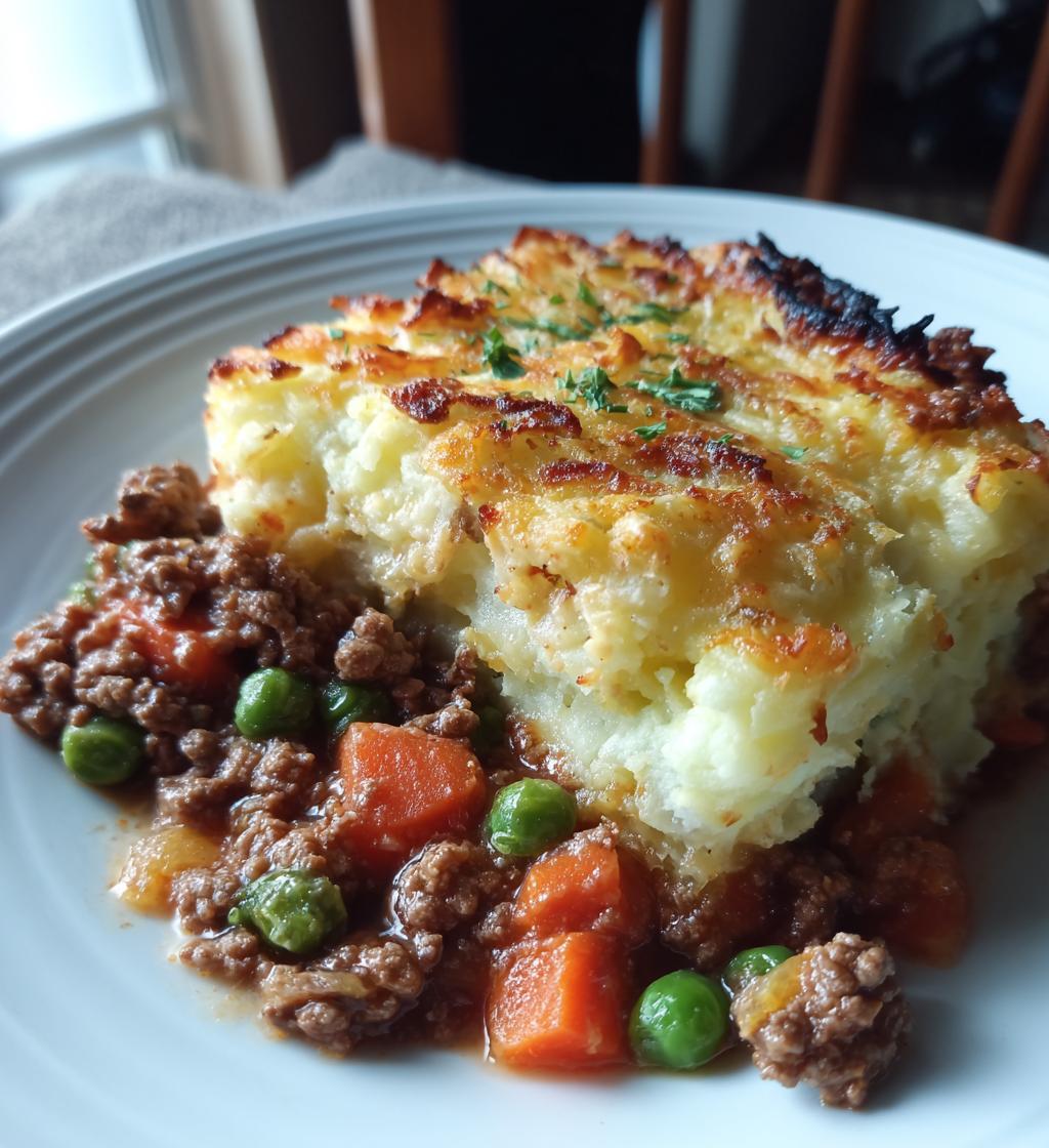 homemade shepherds pie