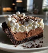 hot chocolate ice box pie