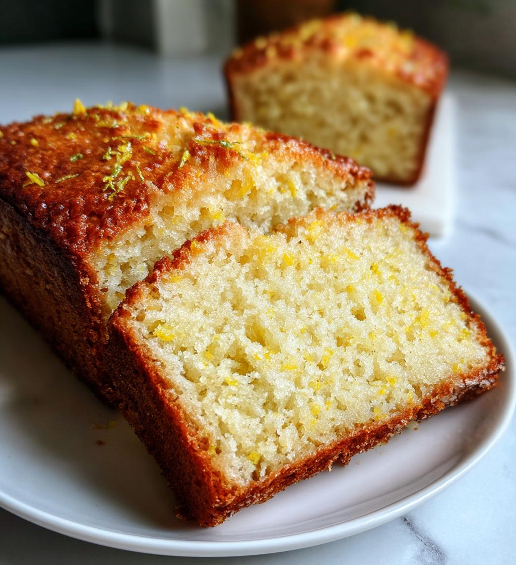 keto lemon bread