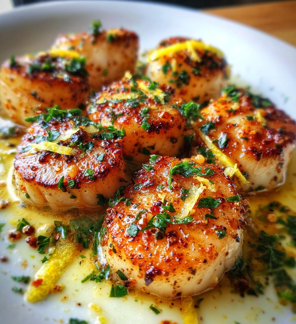 lemon butter scallops