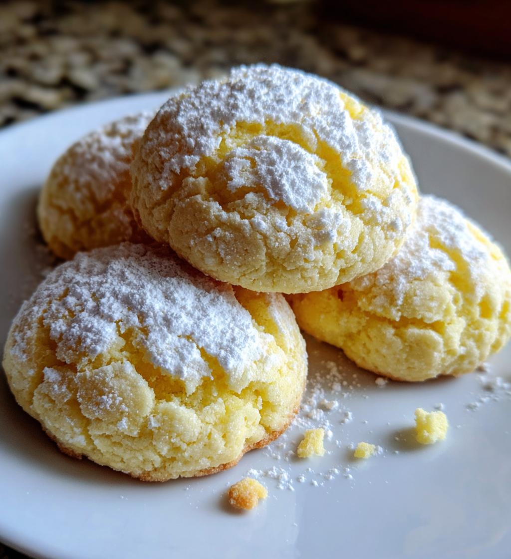 lemon pixie cookies - detail 1