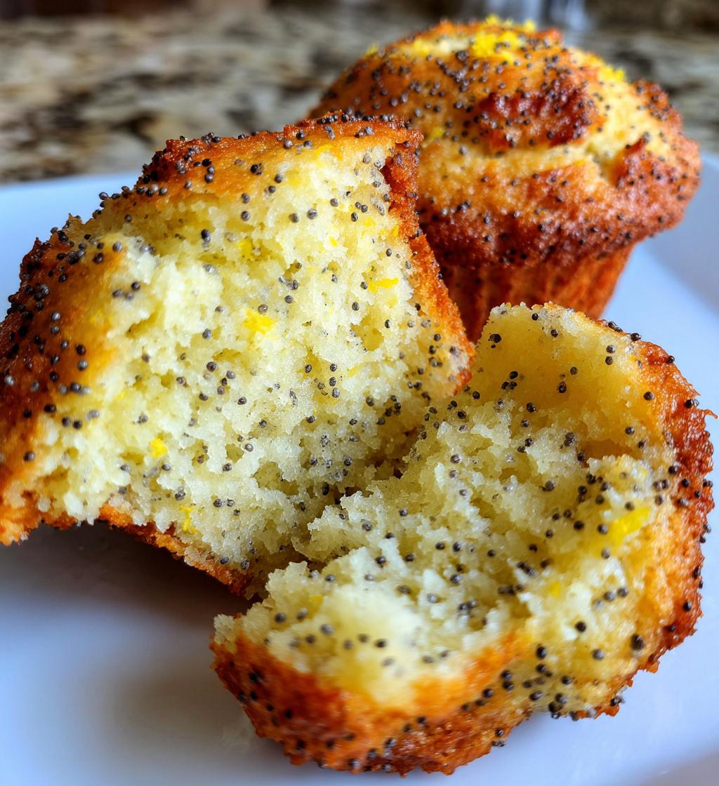 lemon poppy seed muffins