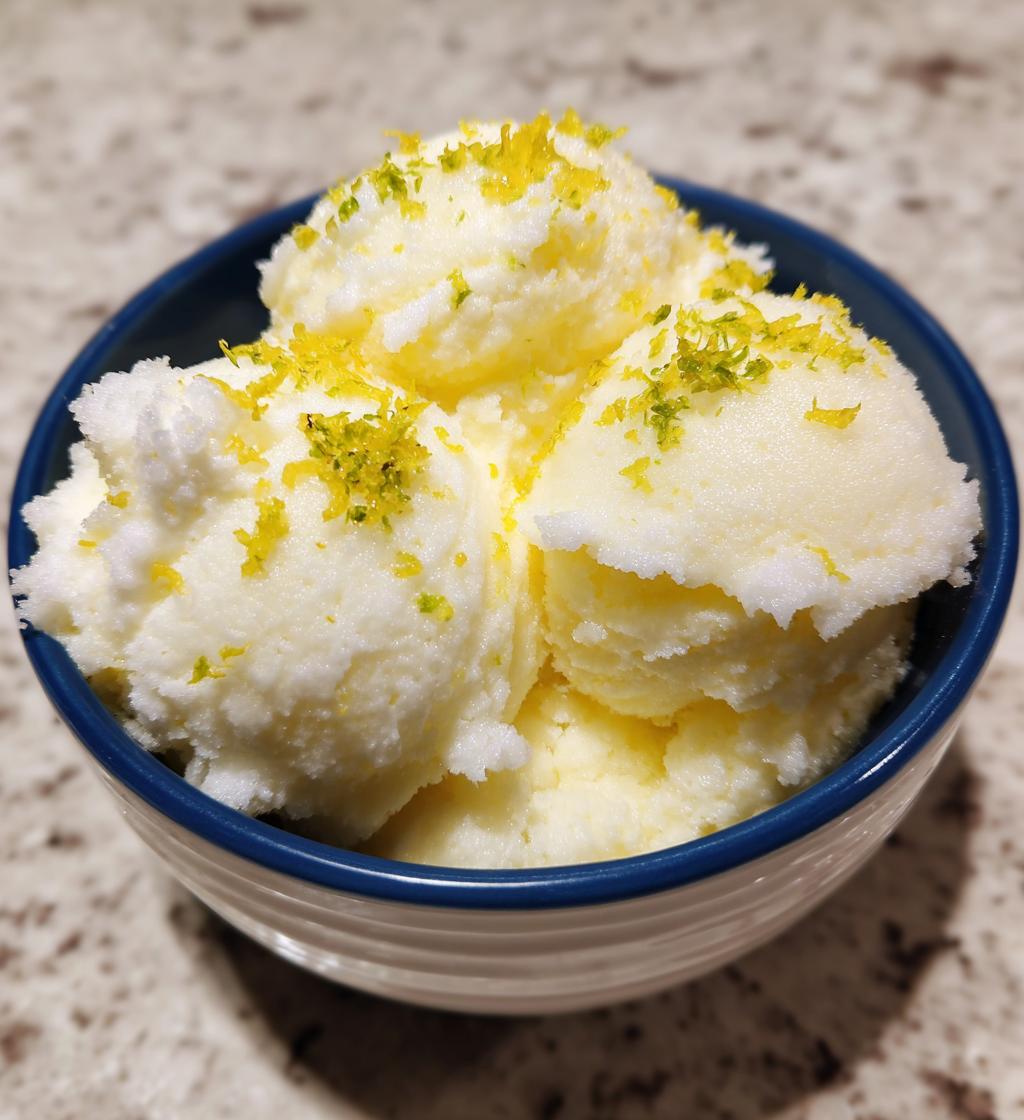 lemon sorbet recipe