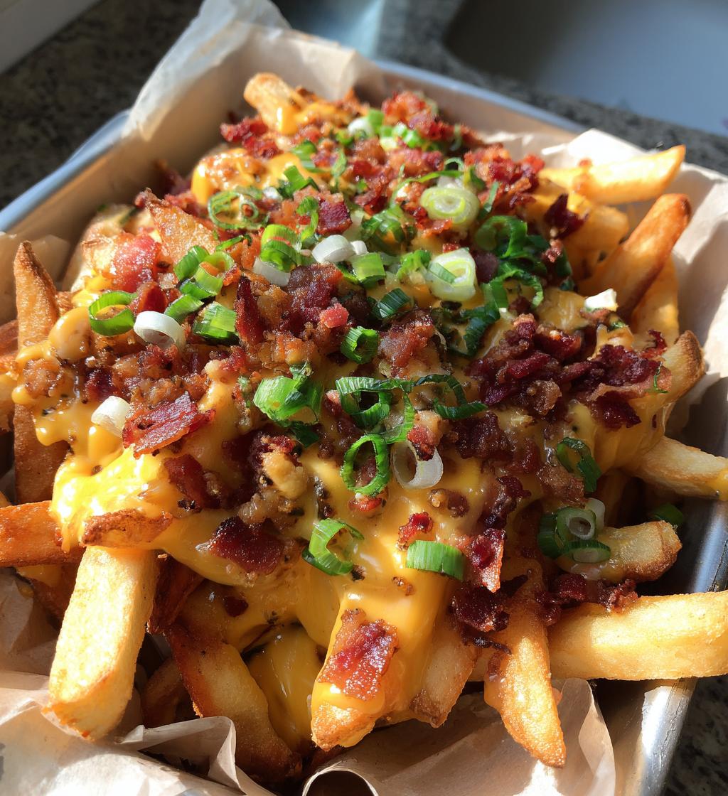 loaded bacon cheese fries recipe