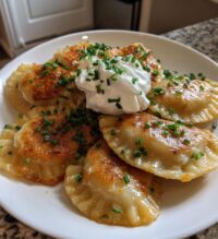 loaded baked potato pierogi recipe