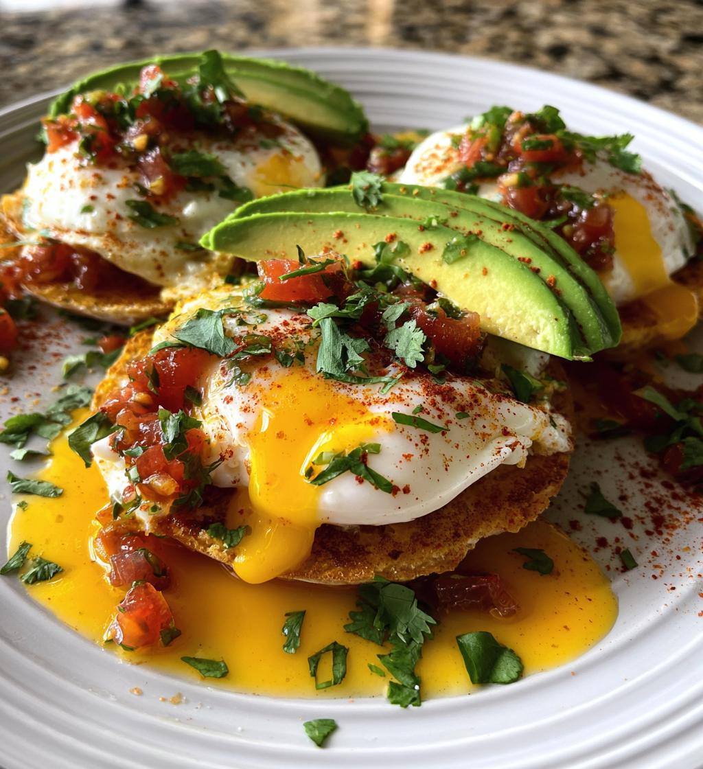 mexican eggs benedict - detail 1