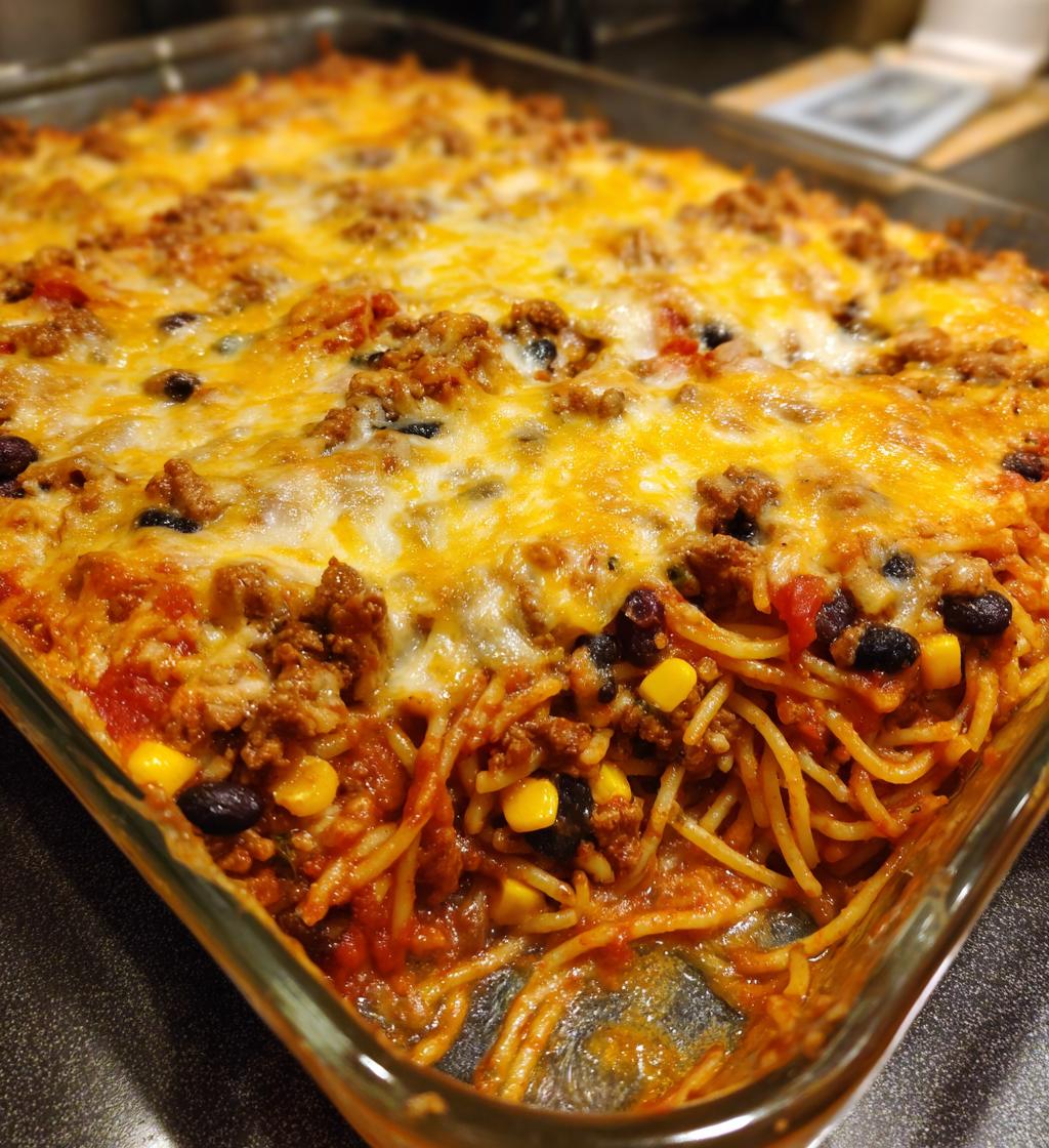 mexican spaghetti casserole recipe