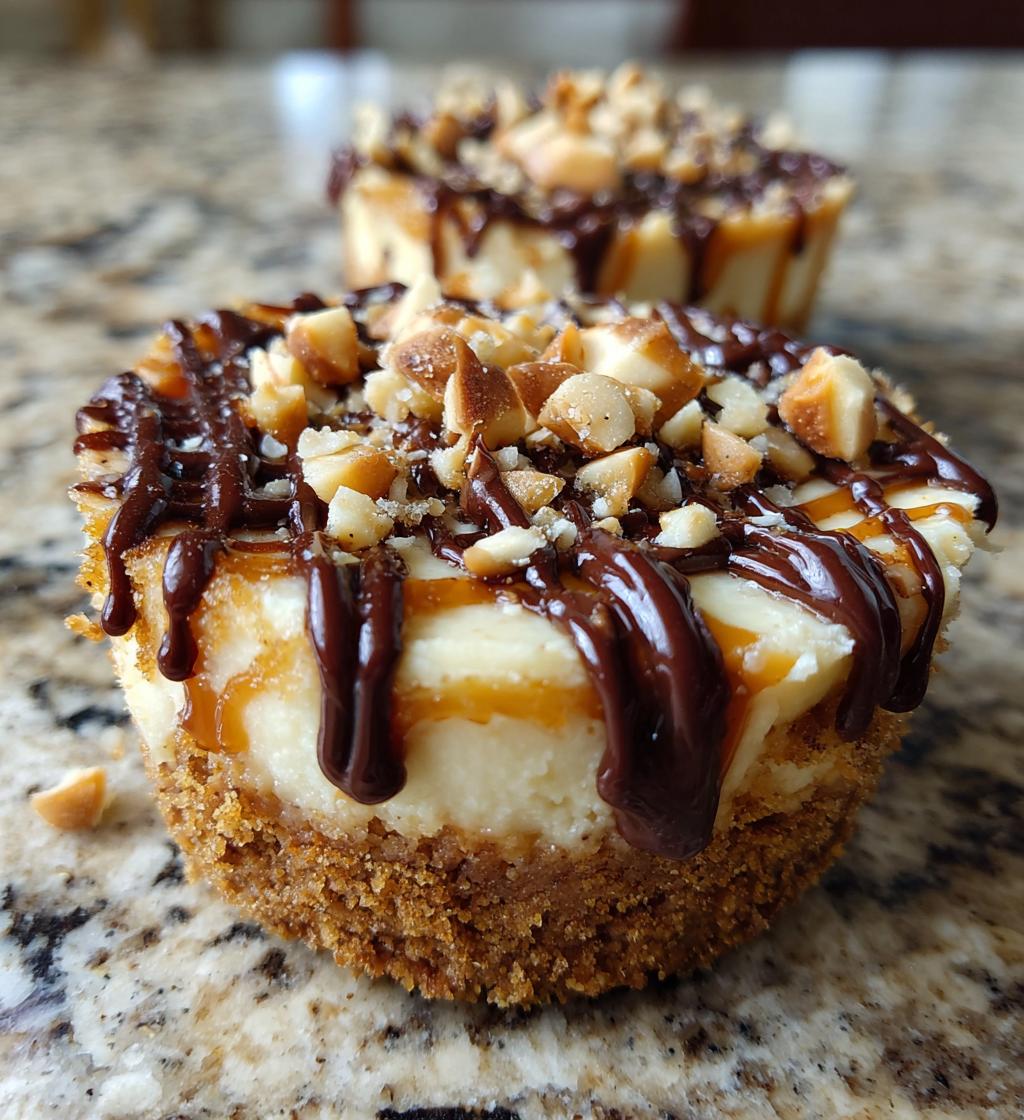 mini peanut butter cup cheesecakes recipe