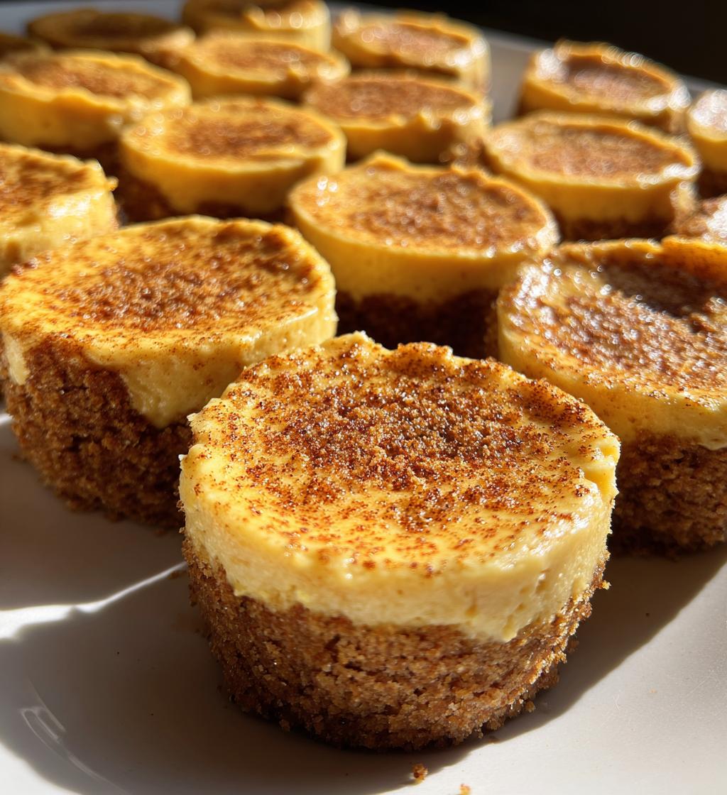 mini pumpkin cheesecakes recipe - detail 1