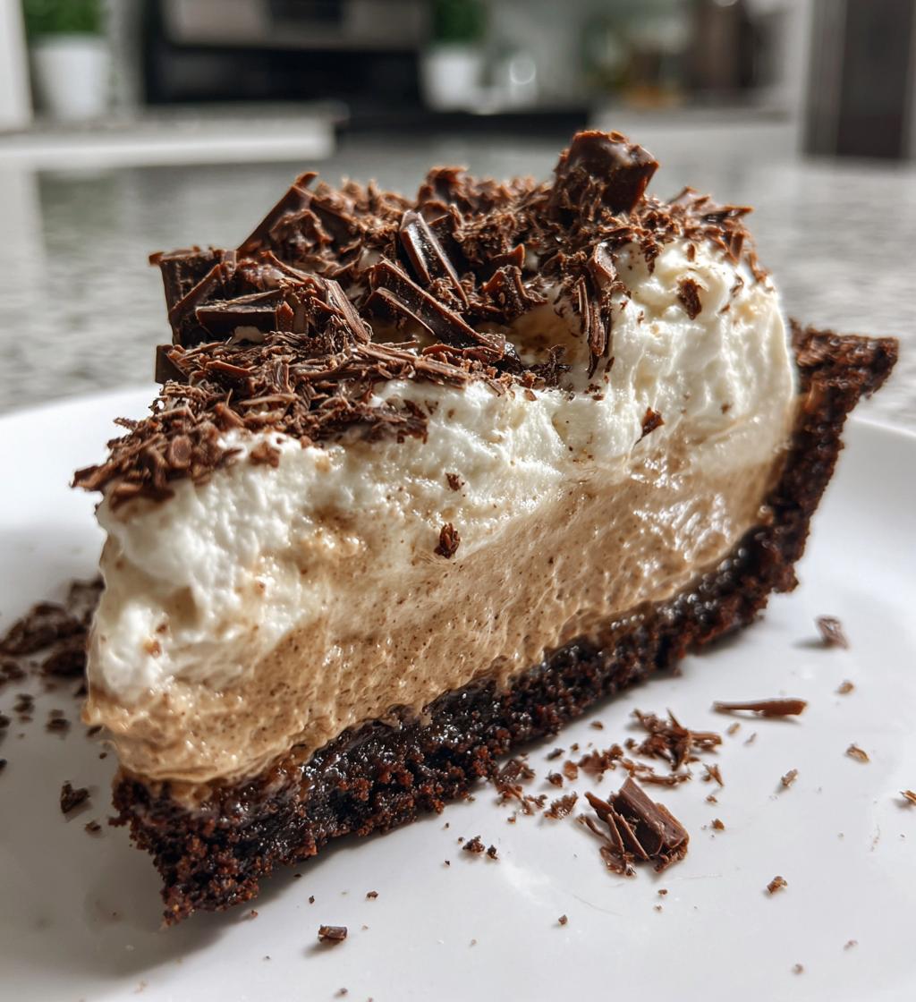 mocha cream pie