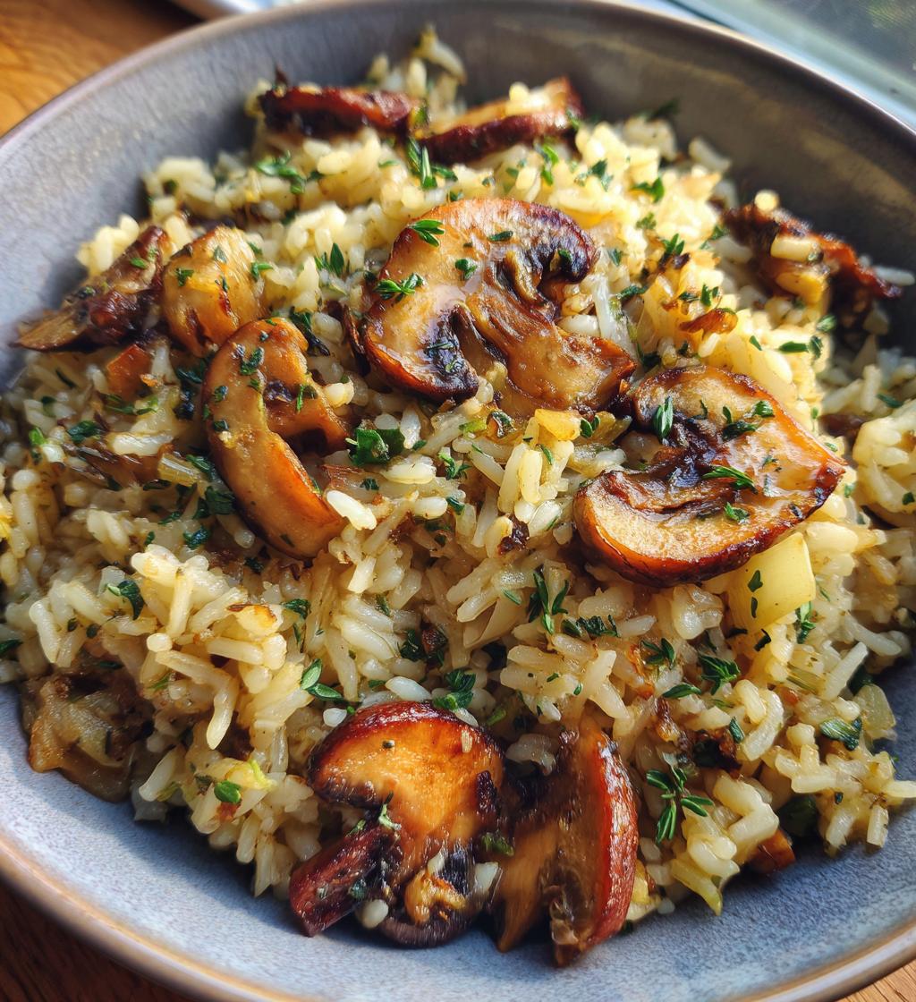 mushroom rice