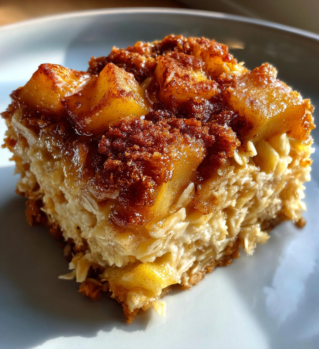 oatmeal apple breakfast bake