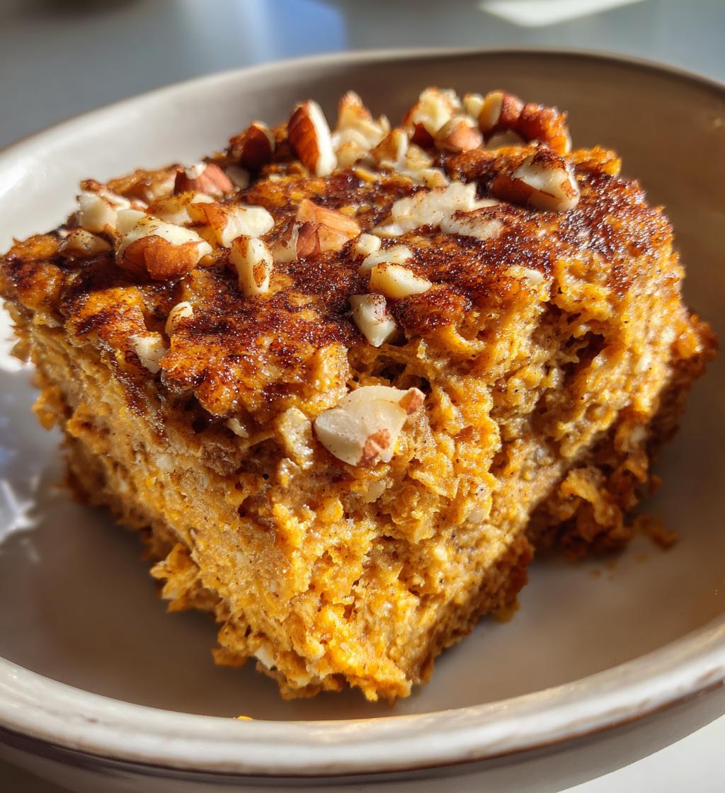 pumpkin baked oatmeal