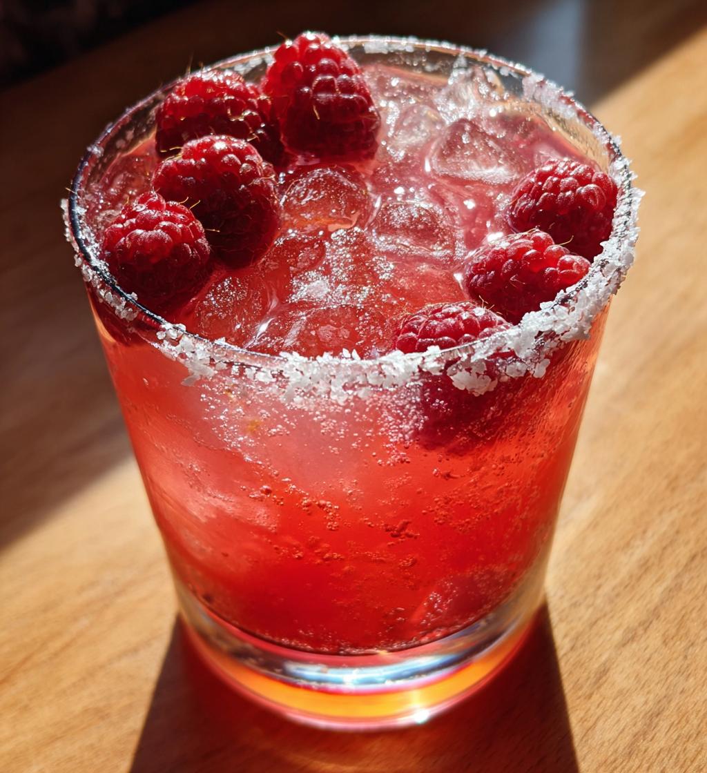 raspberry margarita - detail 1