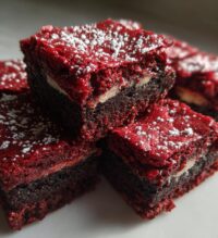 red velvet oreo brownies