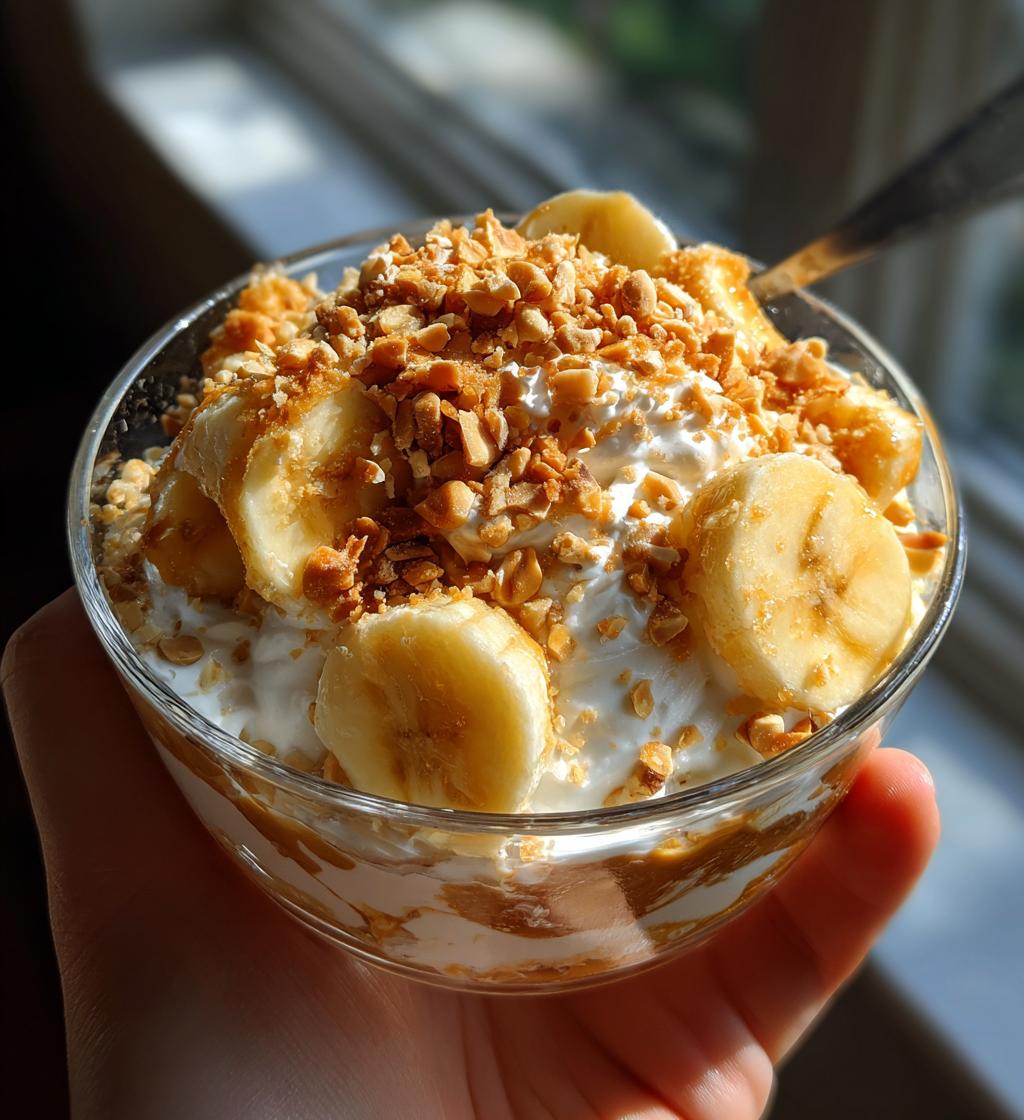 salty peanut banana pudding