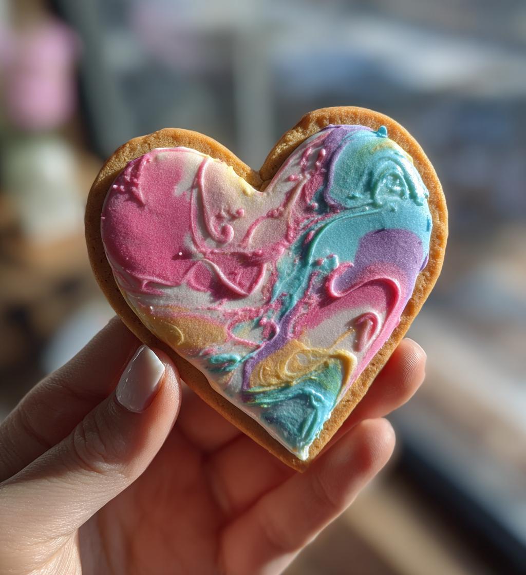 slice and bake heart cookies - detail 1