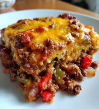 sloppy joe casserole recipe