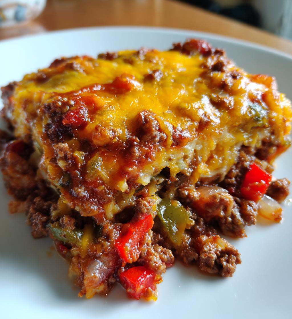 sloppy joe casserole recipe
