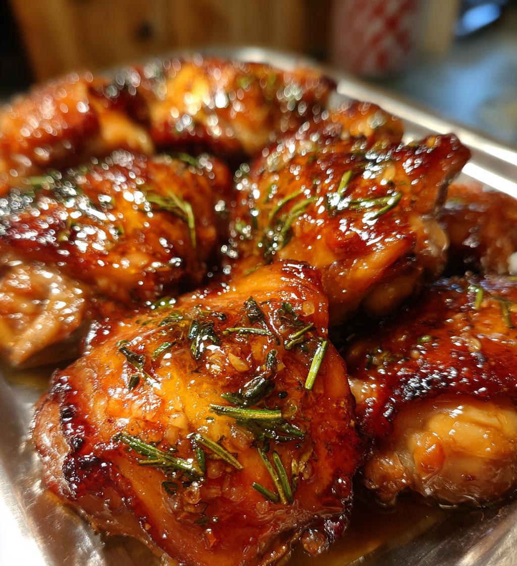 slow cooker honey garlic chicken recipe - detail 1