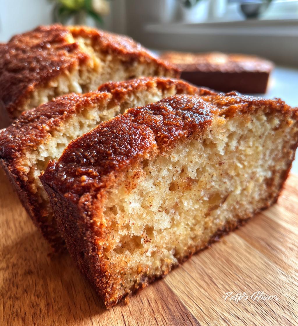 snickerdoodle banana bread recipe