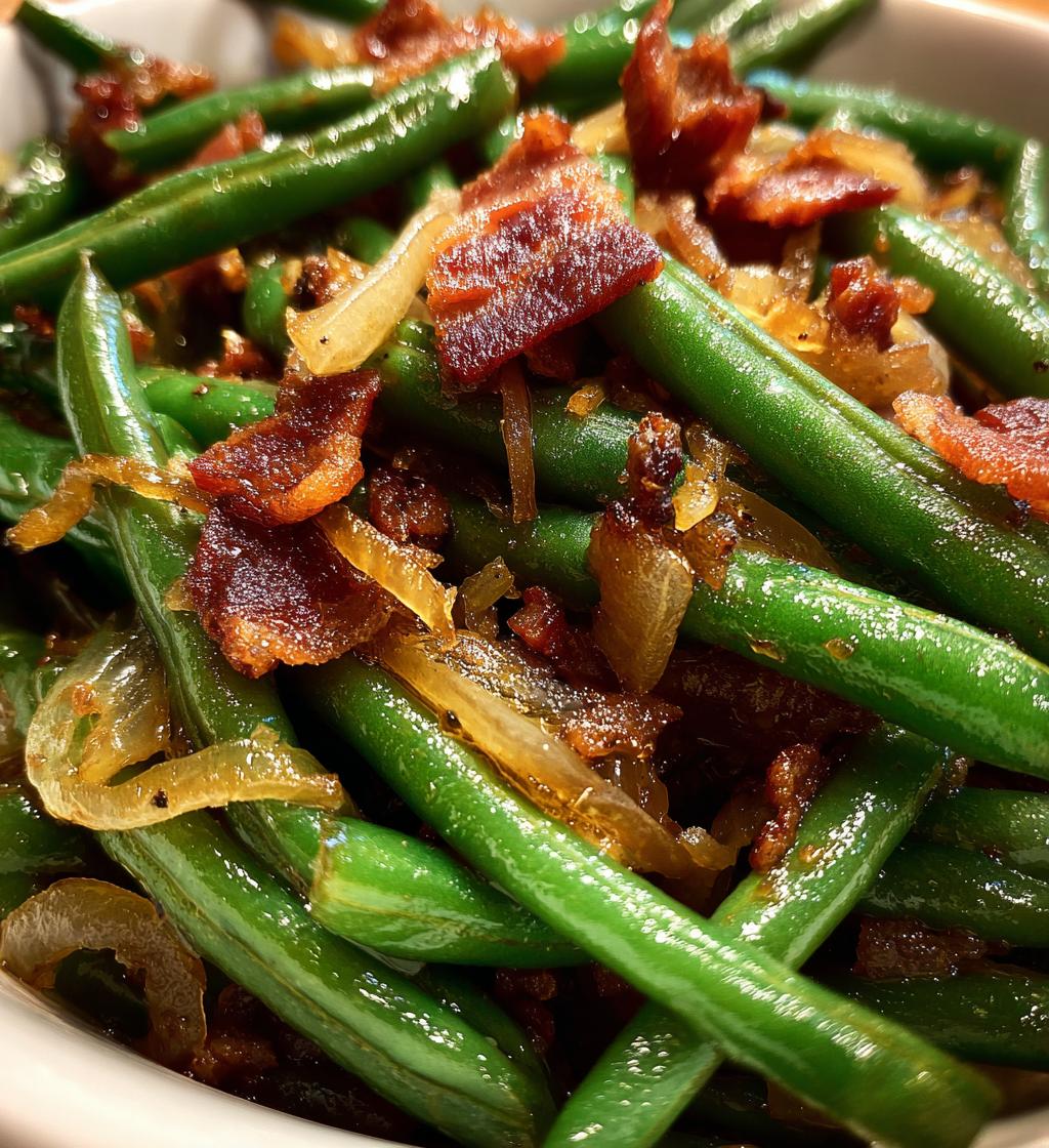 southern crockpot green beans recipe - detail 1