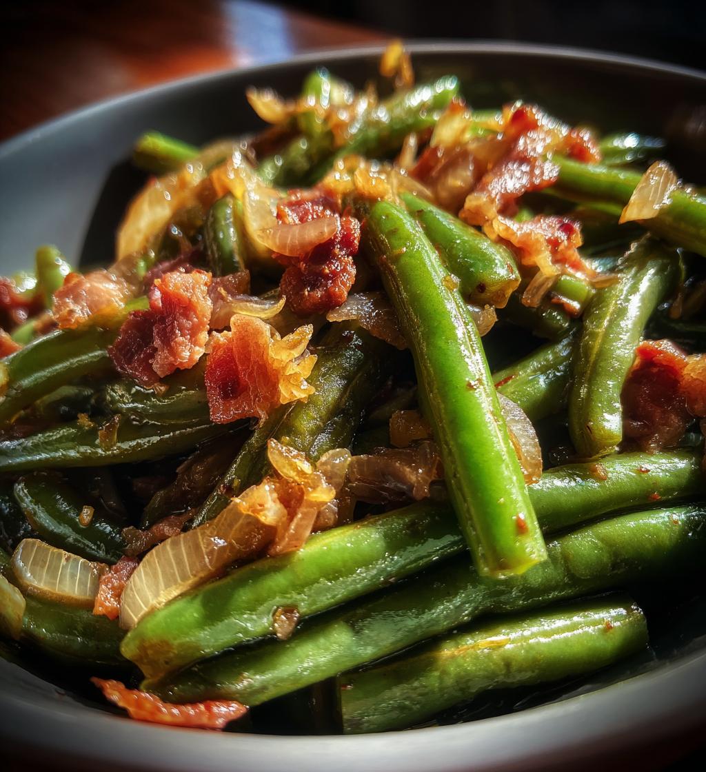southern crockpot green beans recipe