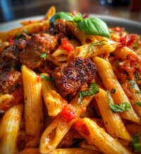 spicy italian sausage pasta
