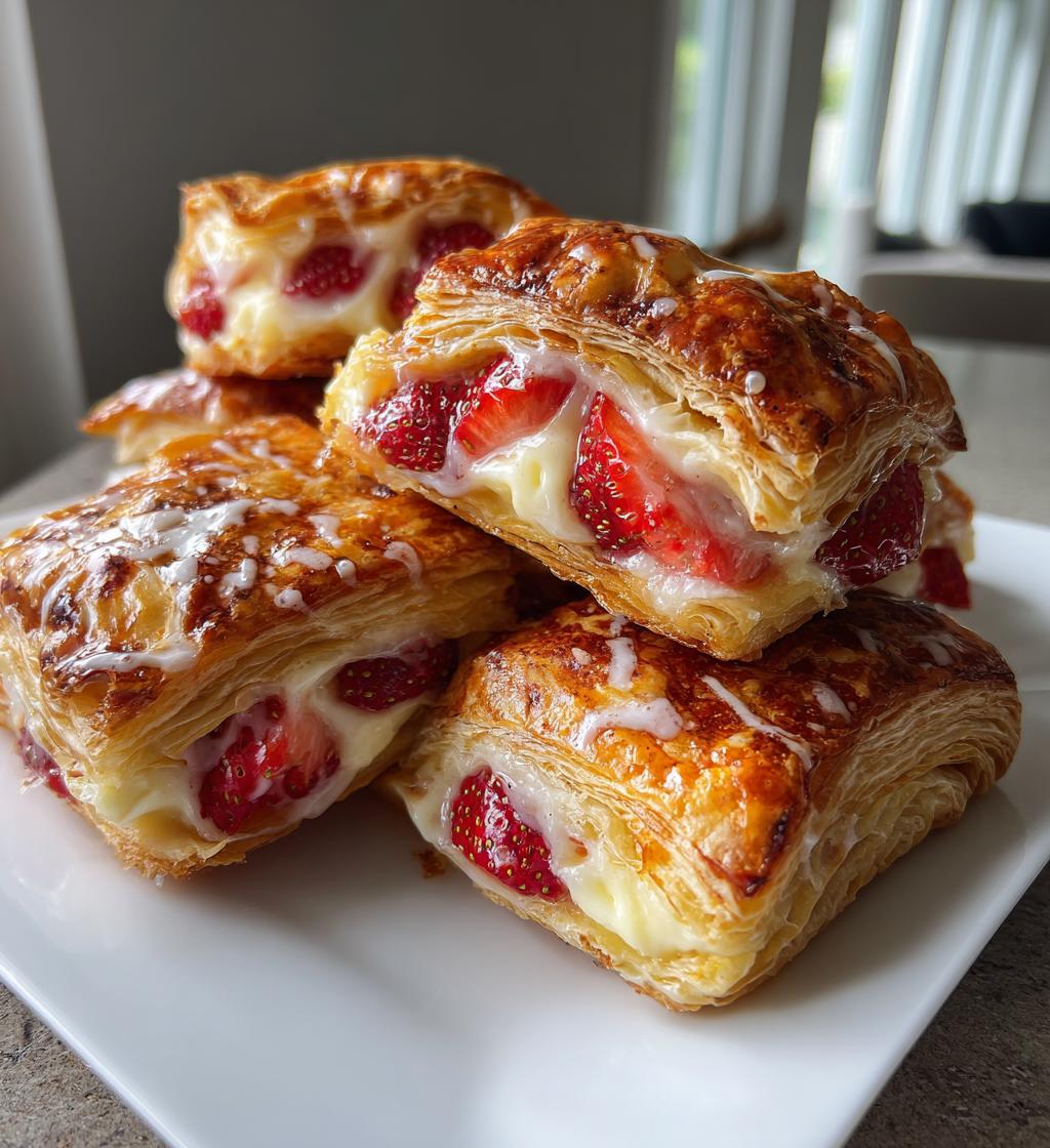 strawberry cream cheese breakfast pastries