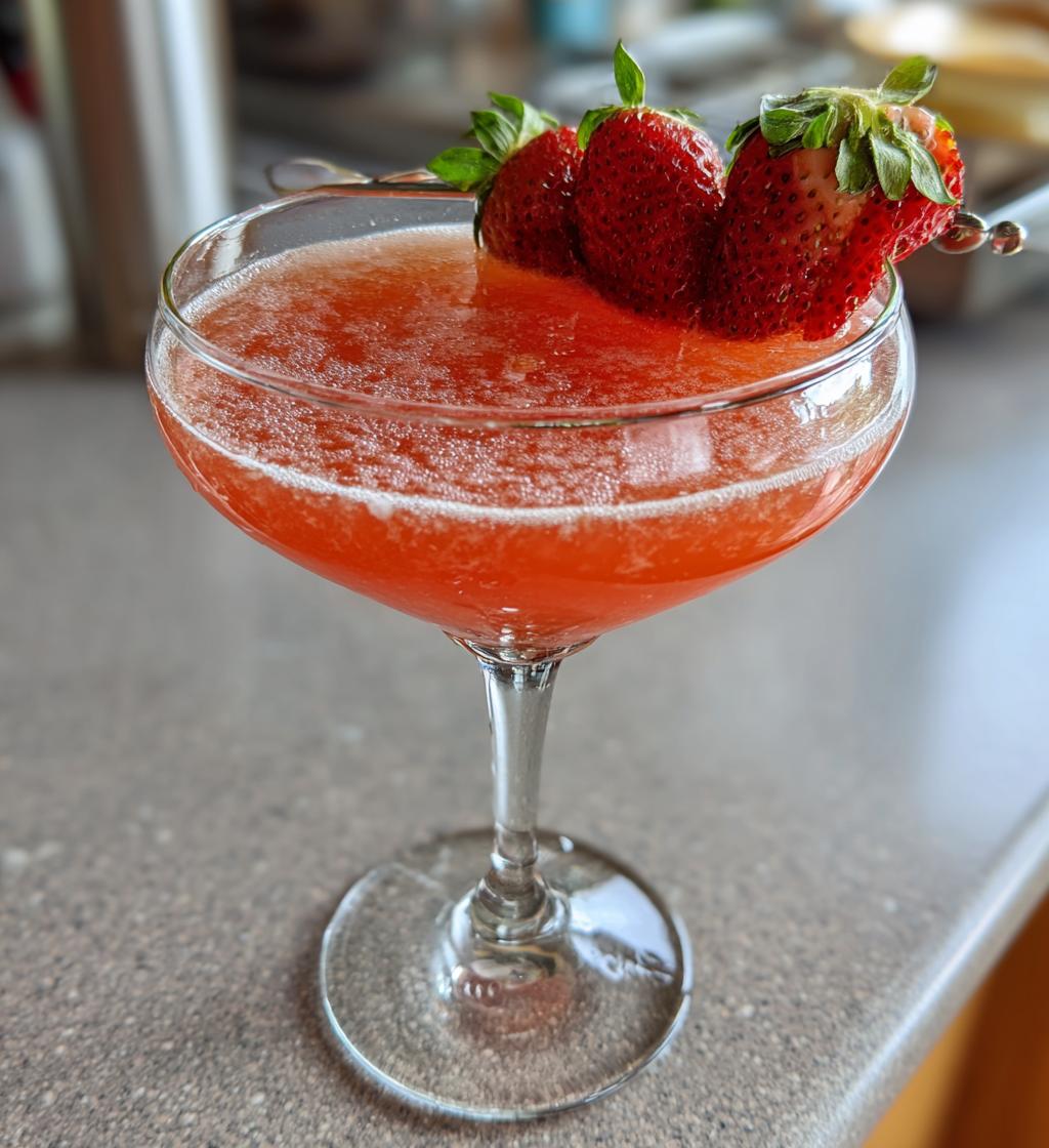 strawberry lemon drop martini