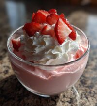 strawberry mousse