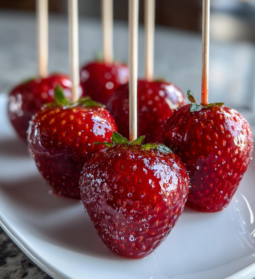 strawberry tanghulu recipe - detail 1