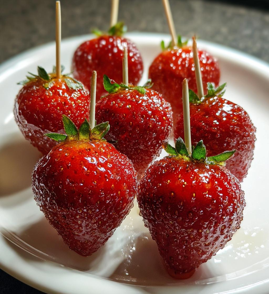 strawberry tanghulu recipe