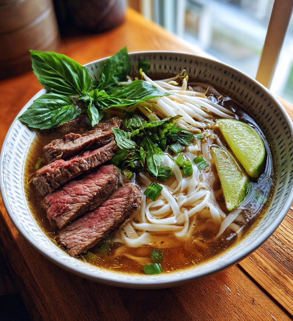 vietnamese noodle soup - detail 1