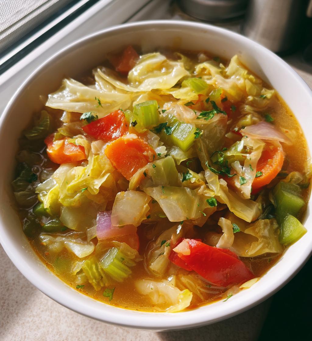 weight loss cabbage soup recipe