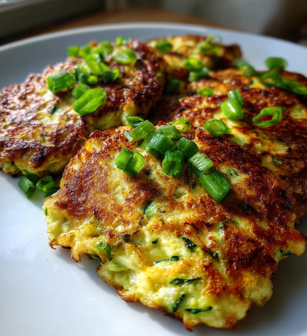 zucchini cakes - detail 1